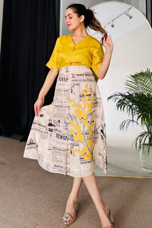 Sunset Swirl Skirt Set